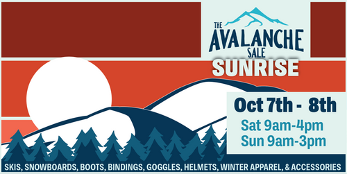 THE AVALANCHE SALE SUNRISE OCTOBER 7 - OCTOBER 8, 2023