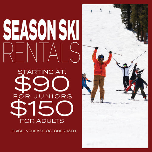 Season Ski & Snowboard Rentals 2023