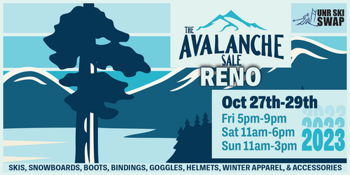 The Avalanche Sale Reno October 27 - October 29, 2023