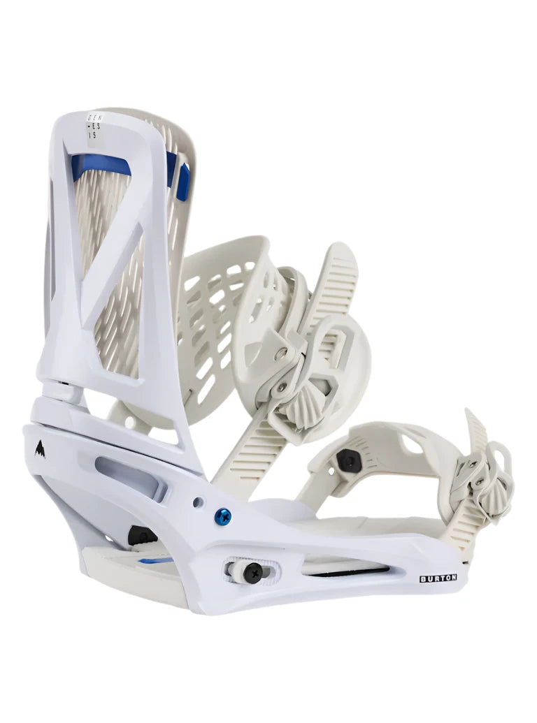 burton genesis snowboard bindings Burton Men's Genesis Re:Flex Snowboard Bindings, White, L