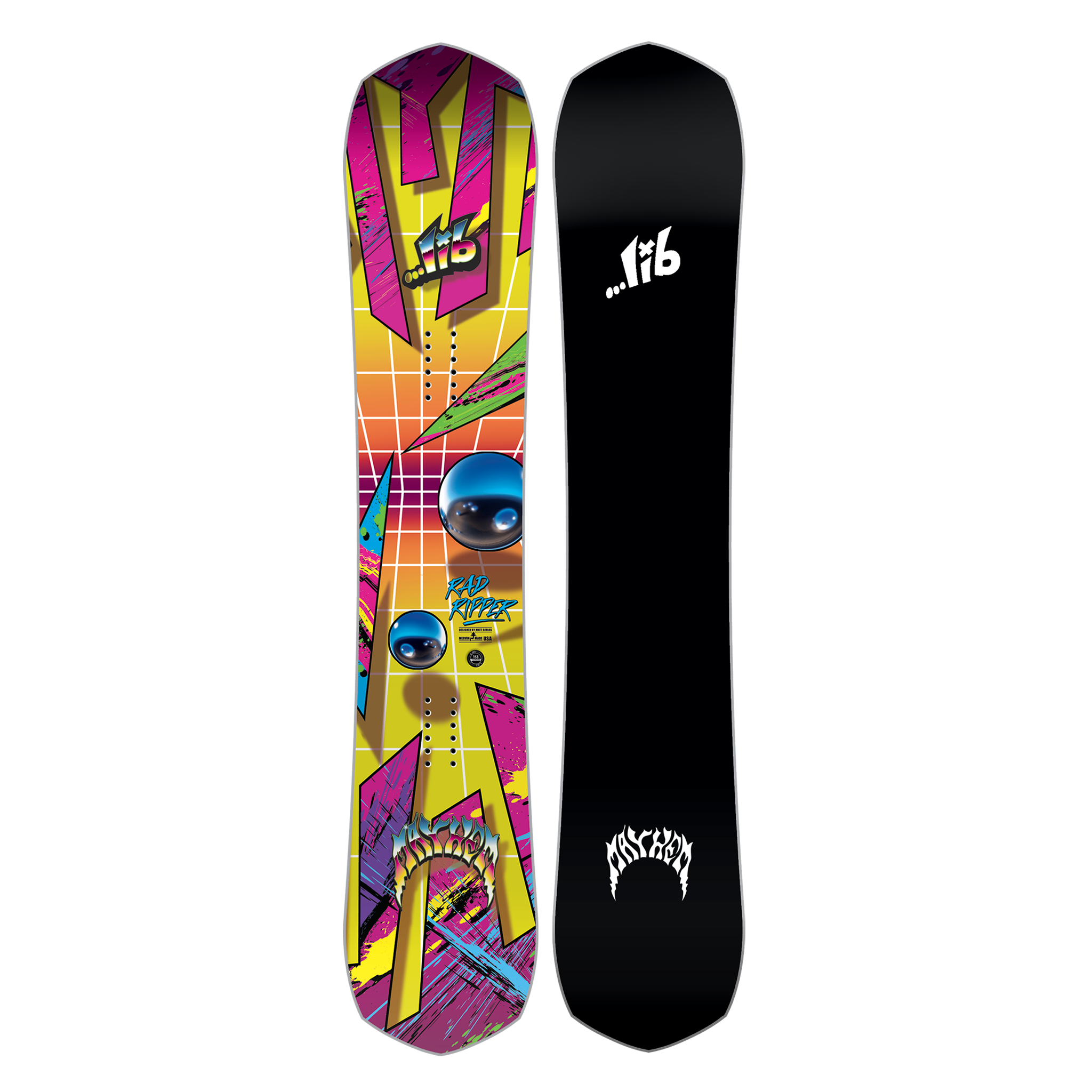 Lib Tech Mayhem Rad Ripper Snowboard 2025 – Ski Pro AZ Lib Tech Mayhem Rad Ripper Snowboard 2025 – Ski Pro AZ