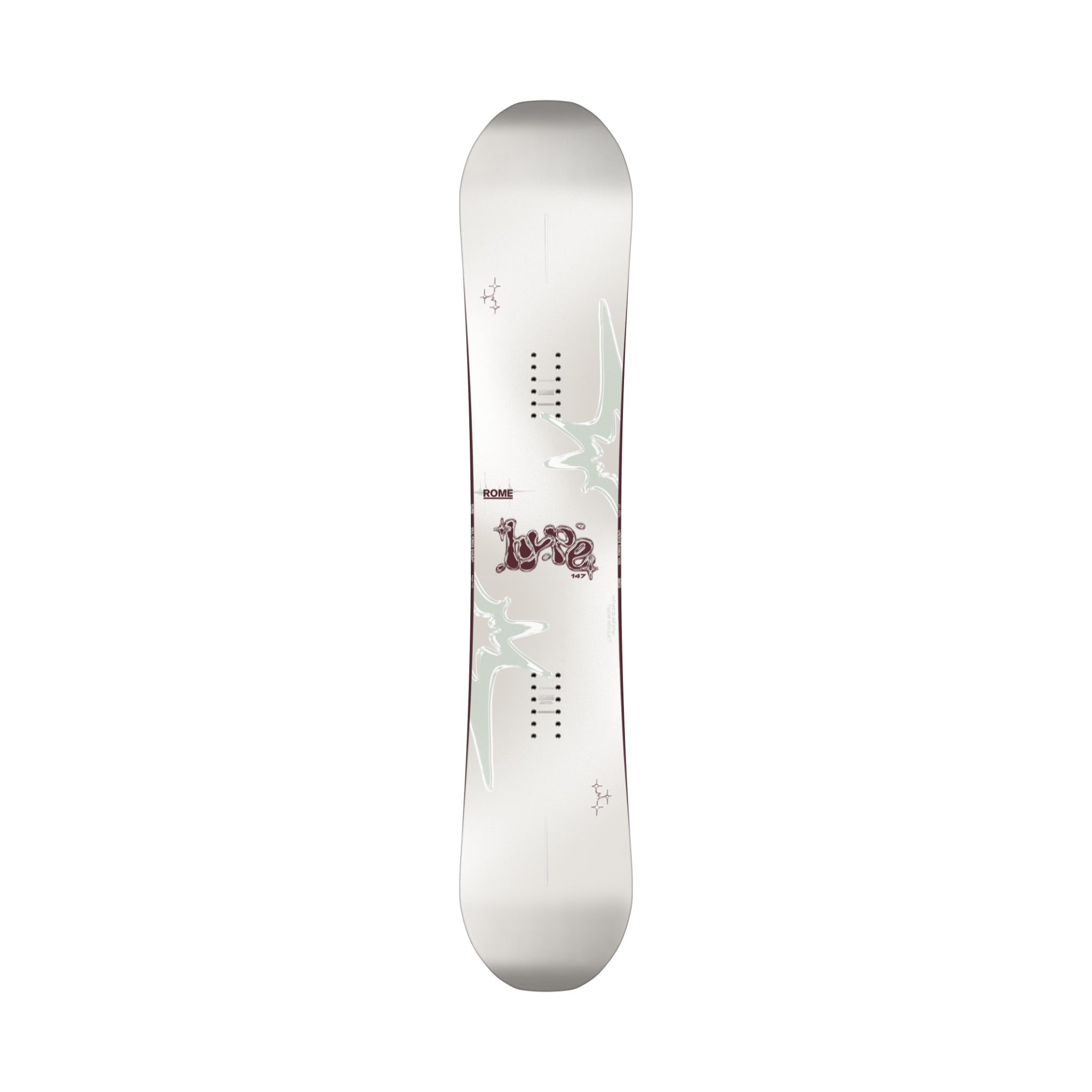 rome detail snowboard Rome Women's Hype Snowboard 2026