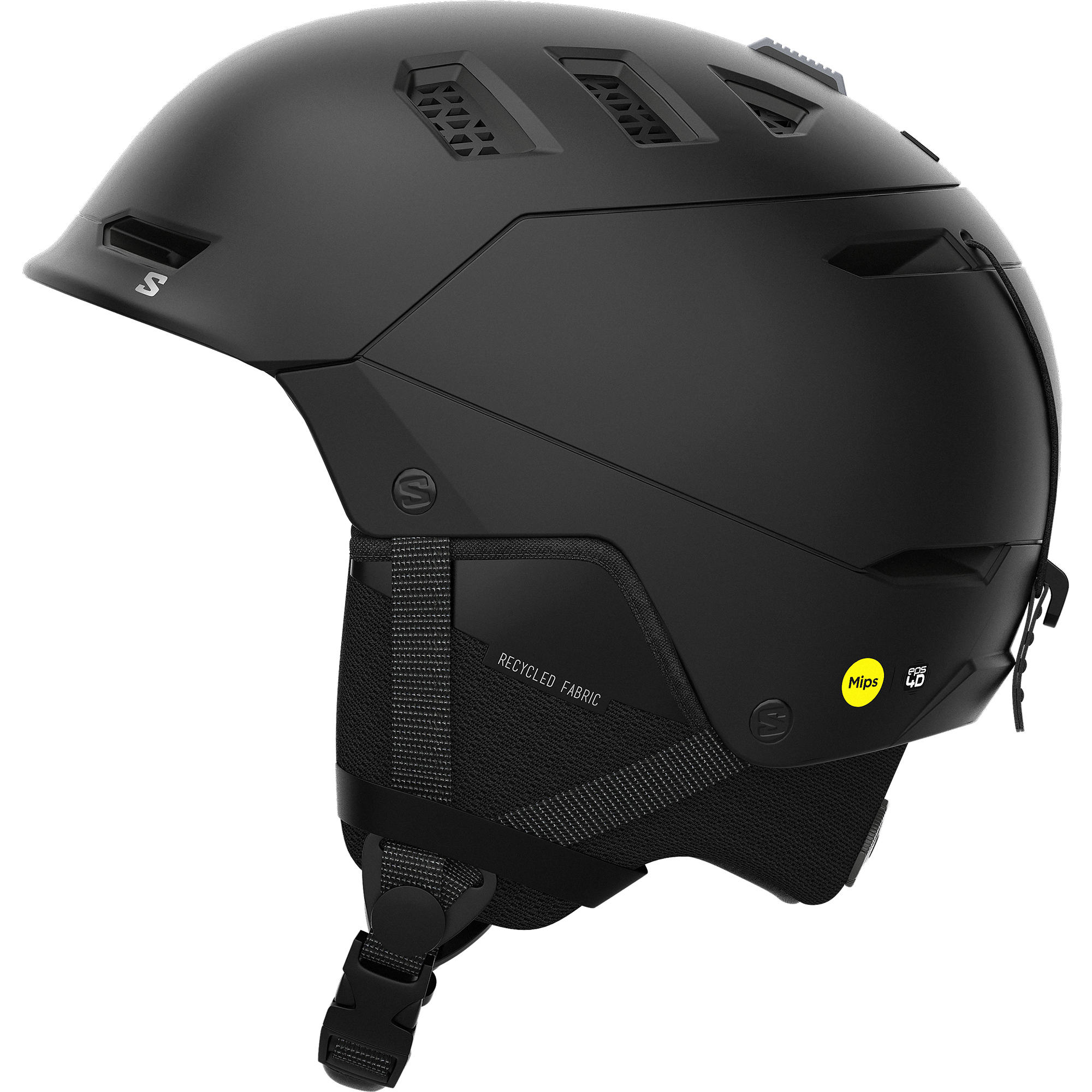 fabric snowboard helmet Salomon Husk Pro MIPS Helmet Black, S