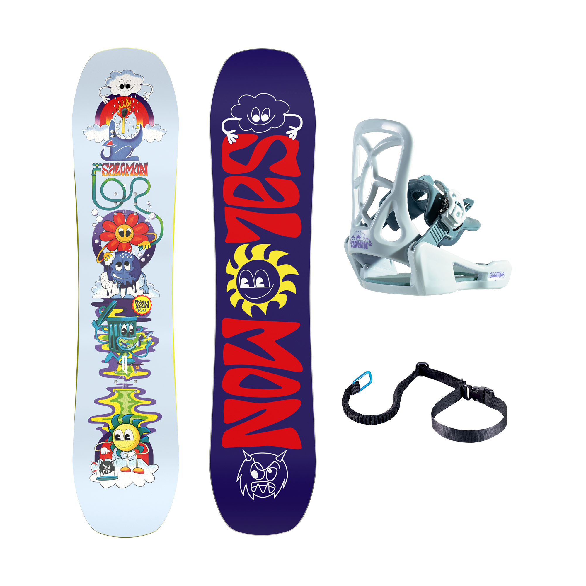 ready to ride snowboard Twinpig and the occasional blemished beauty that rides just as clean as the rest Salomon Junior Team Package Snowboard