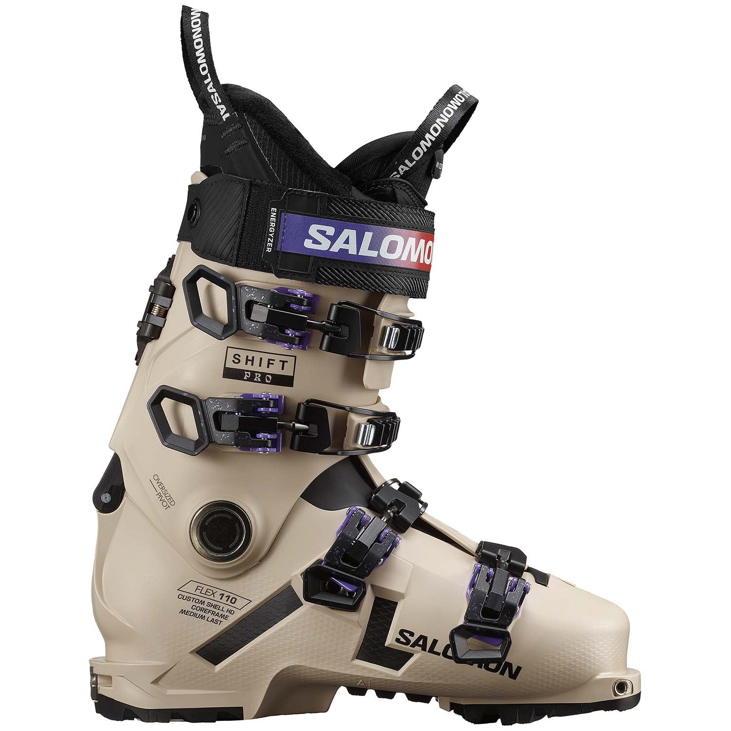 Salomon Shift Pro 110 W AT GW Ski Boots - Women's - Humus / Black / Black