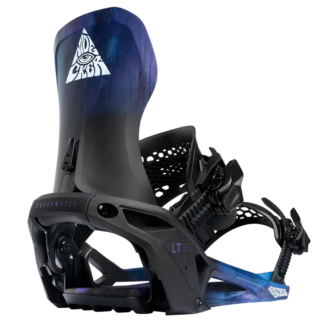 2026 Nidecker Supermatic LT Snowboard Bindings | Light, Fast 2026 Nidecker Supermatic LT Snowboard Bindings | Light, Fast