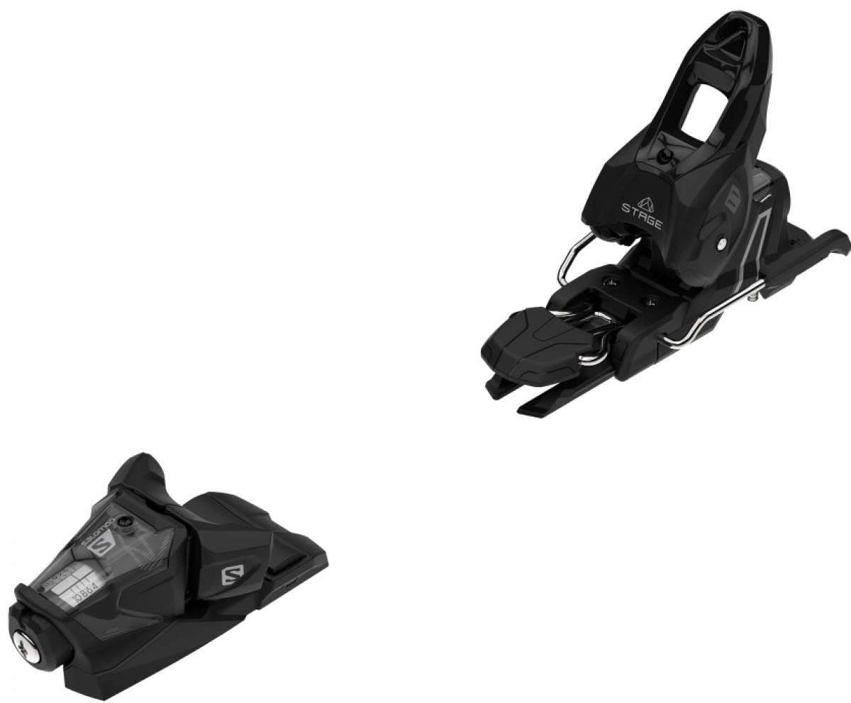 salomon 115mm binding for 120 waist ski Stage GW 11 Bindings Black 90 mm e kit Riddell OU Riddell Speed Color:Flare Gloss Red the N Strive 12