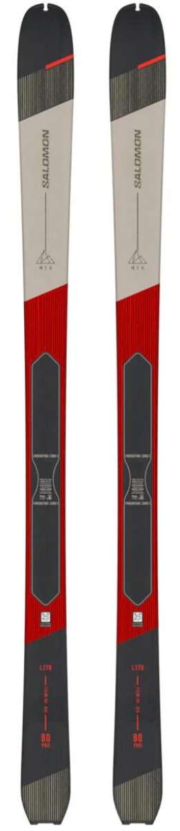 mens salomon xdrive 80 skis Salomon MTN 80 Pro Touring Skis Multicolor 158