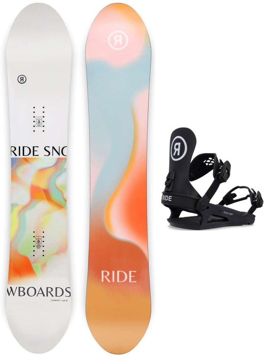Ride Ladies Compact Snowboard Package 2024 With Ride Ladies CL-2 Bindings