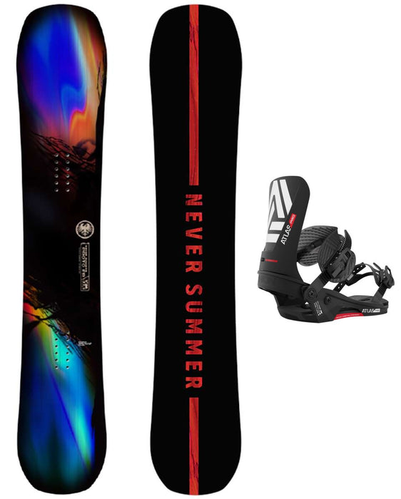 2023 Never Summer Proto FR Snowboard With Union Atlas Pro Bindings