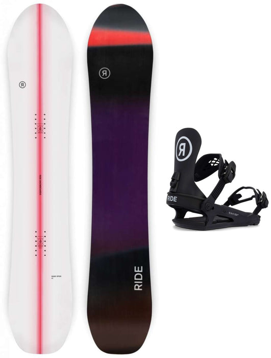 Ride Ladies Magic Stick Snowboard Package 2024 With Ride Ladies CL-2 Bindings