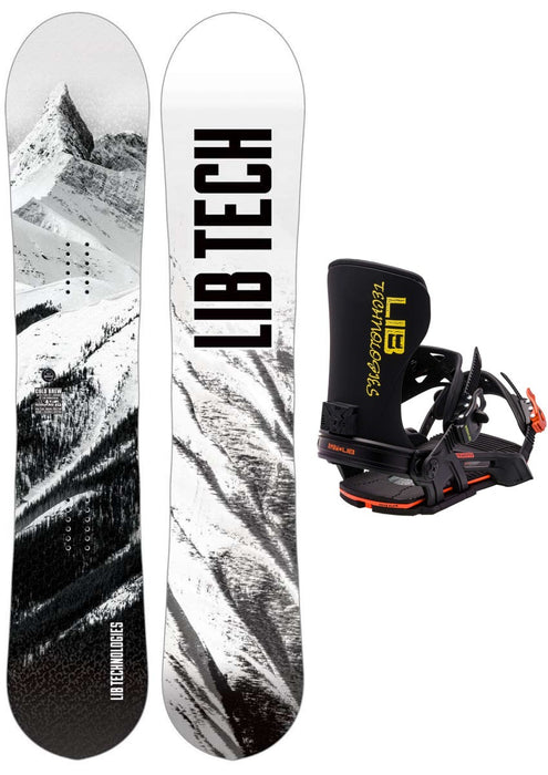 Lib Tech Cold Brew Snowboard Package 2024 With Bent Metal Transfer Bindings