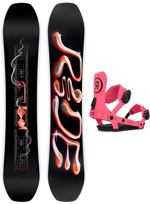 Ride Shadowban Snowboard Package 2024 With Ride A-9 Bindings