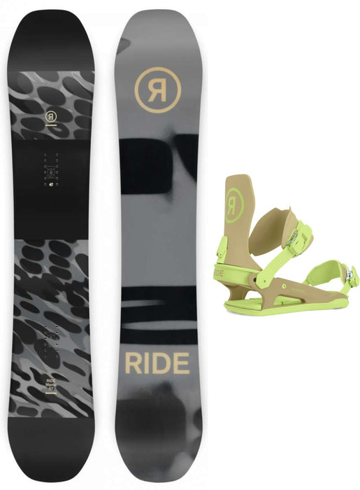 Ride Manic Snowboard Package 2024 With Ride C-6 Bindings