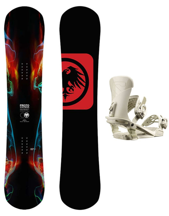 2023 Never Summer Proto Synthesis Snowboard with Salomon Trigger Bindings