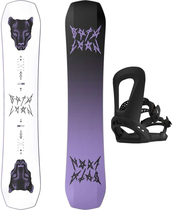 Bataleon Disaster Snowboard Package 2024 With Bataleon E-Stroyer Bindings