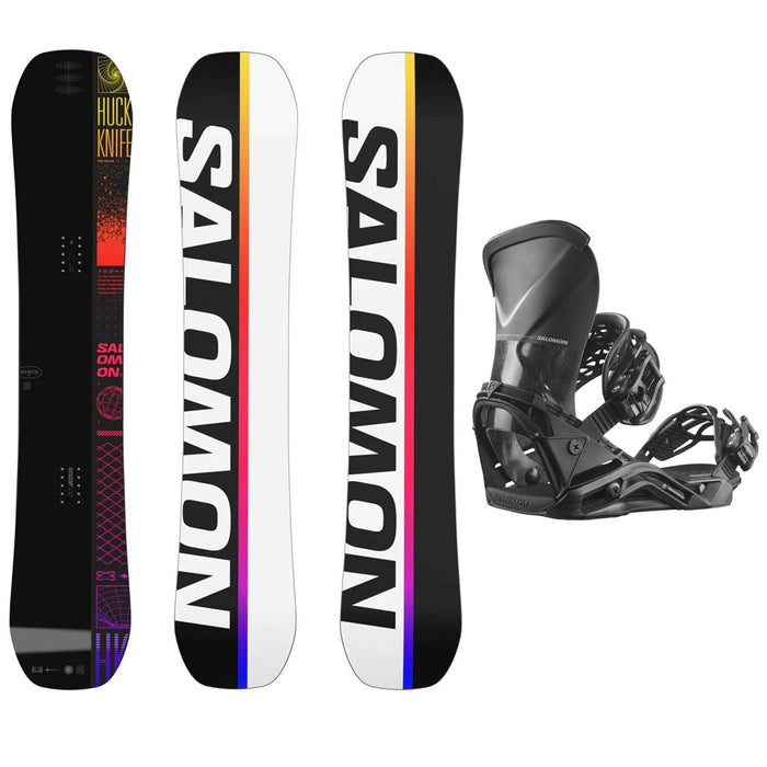 Salomon Huck Knife Pro 2024 Snowboard Package With Quantum Snowboard Bindings