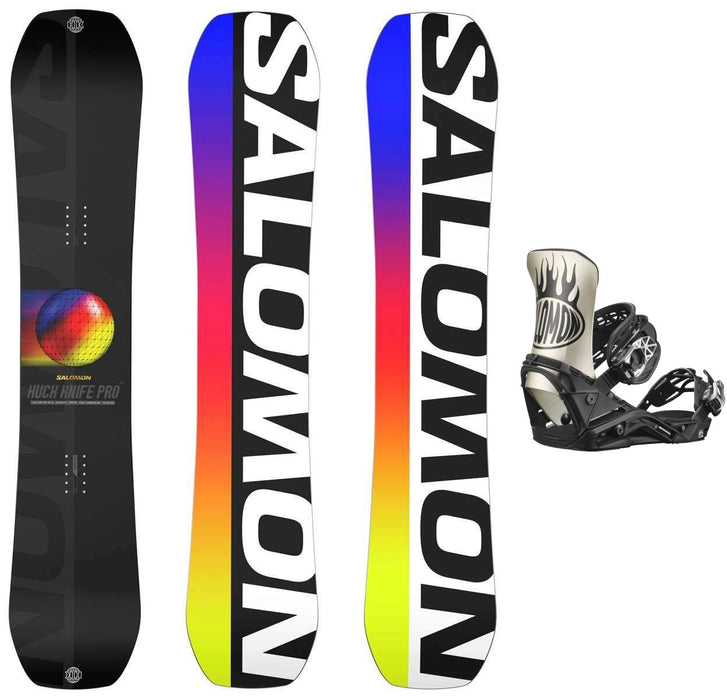 2023 Salomon Huck Knife Pro Snowboard with District Pro Bindings