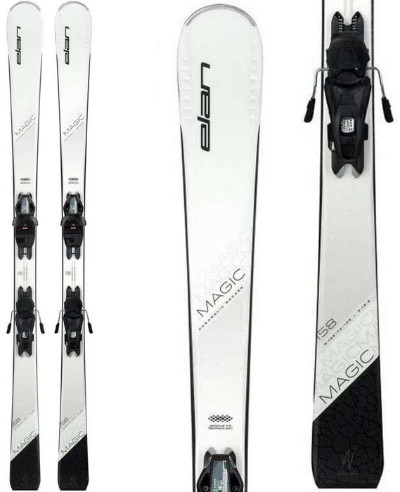Elan White Magic System Ski With EL 9.0 Ski Bindings 2024