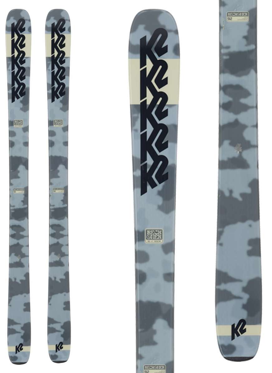 2023 k2 reckoner 92 skis (Ski Only) Ski Company Hybritech Sidewalls underfoot add power and control K2 Reckoner 92 Men's Skis