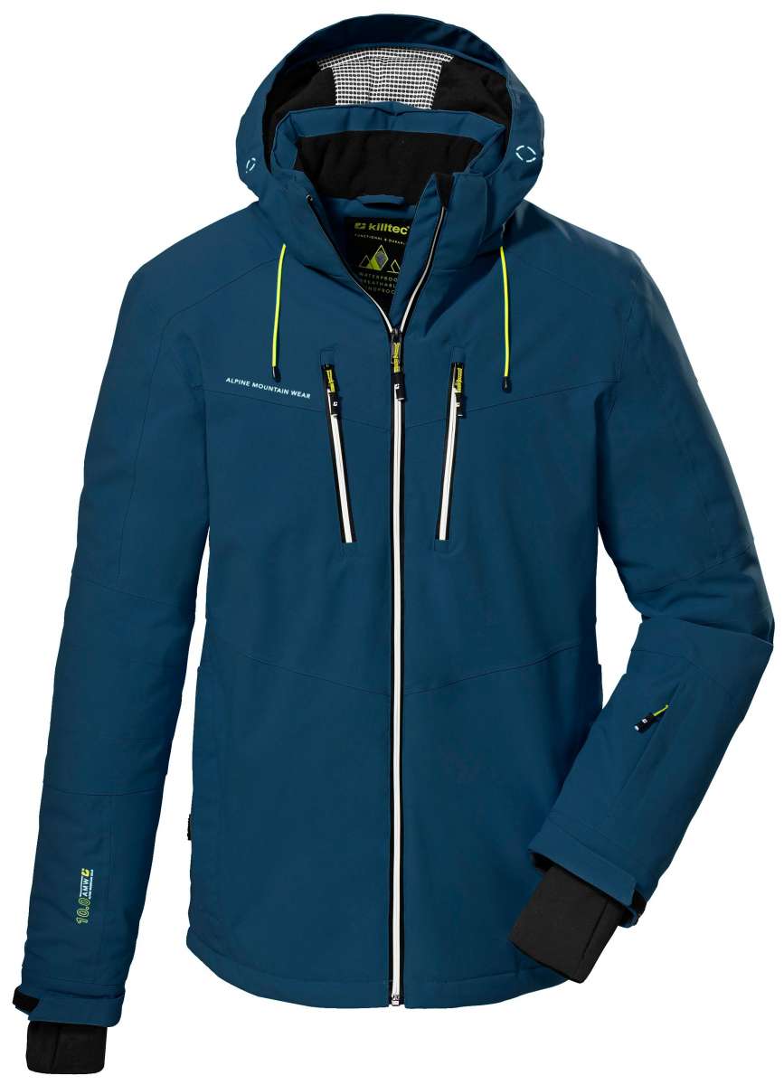 killtec heren Ski-jack/functionele jas met afritsbare capuchon en sneeuwvanger KSW 52 MN SKI JCKT, nachtblau, XL, 43440-000 killtec heren Ski-jack/functionele jas met afritsbare capuchon en sneeuwvanger KSW 52 MN SKI JCKT, nachtblau, XL, 43440-000