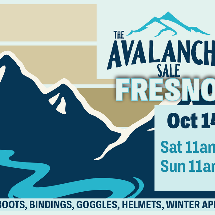 The Avalanche Sale Fresno October 14 - October 15, 2023