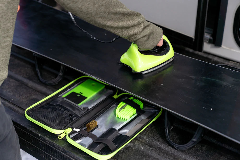 Snowboard Waxing at Home