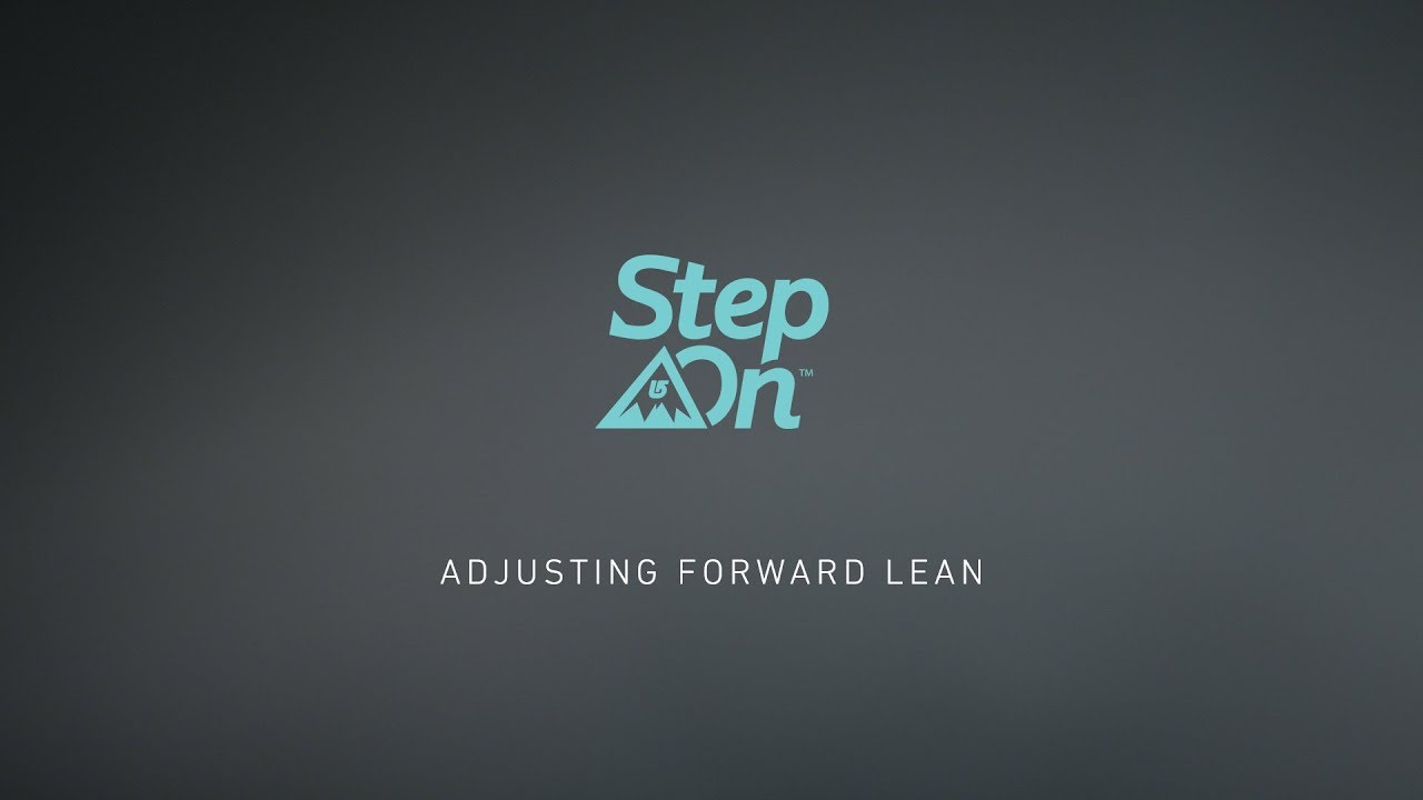 Video: Burton Step On Tutorial - Adjusting Forward Lean