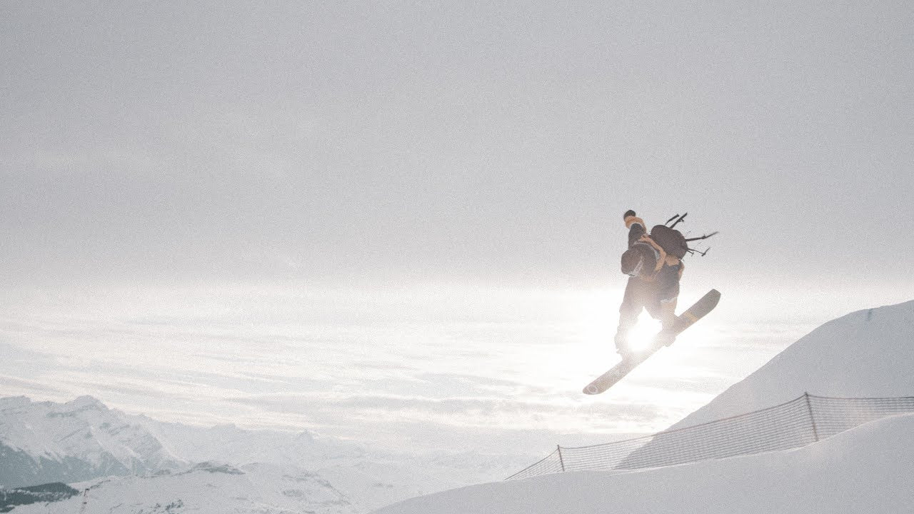 Video: Snowboarding Above the Clouds