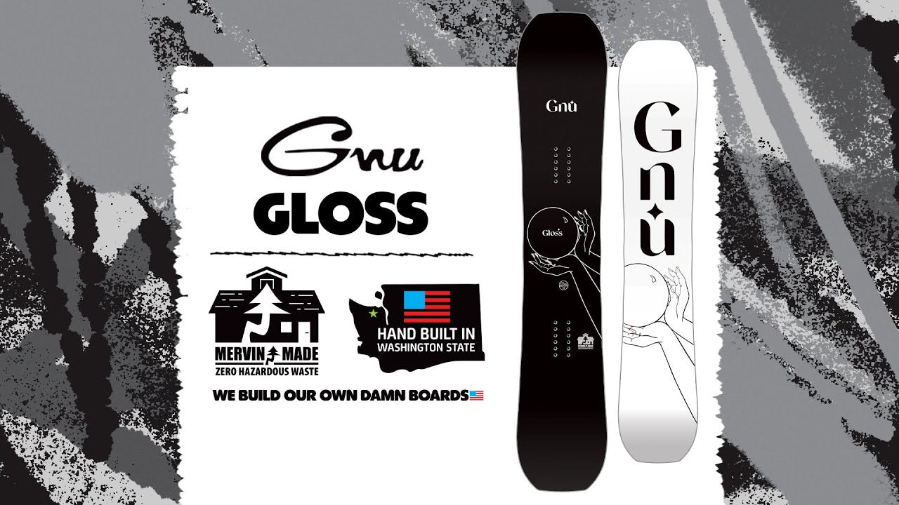Video: 2023-2024 GLOSS | GNU SNOWBOARD