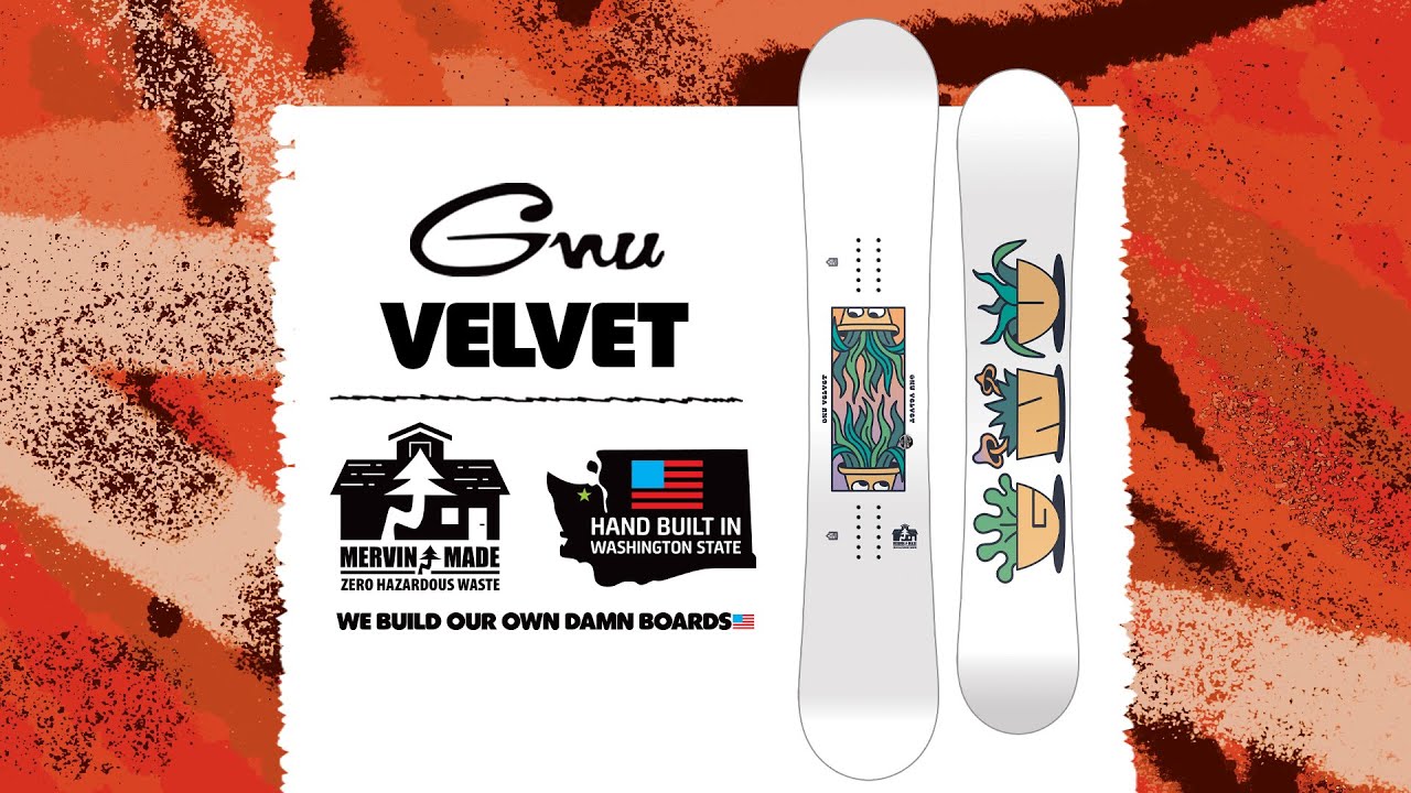 Video: 2023-2024 VELVET | GNU SNOWBOARD