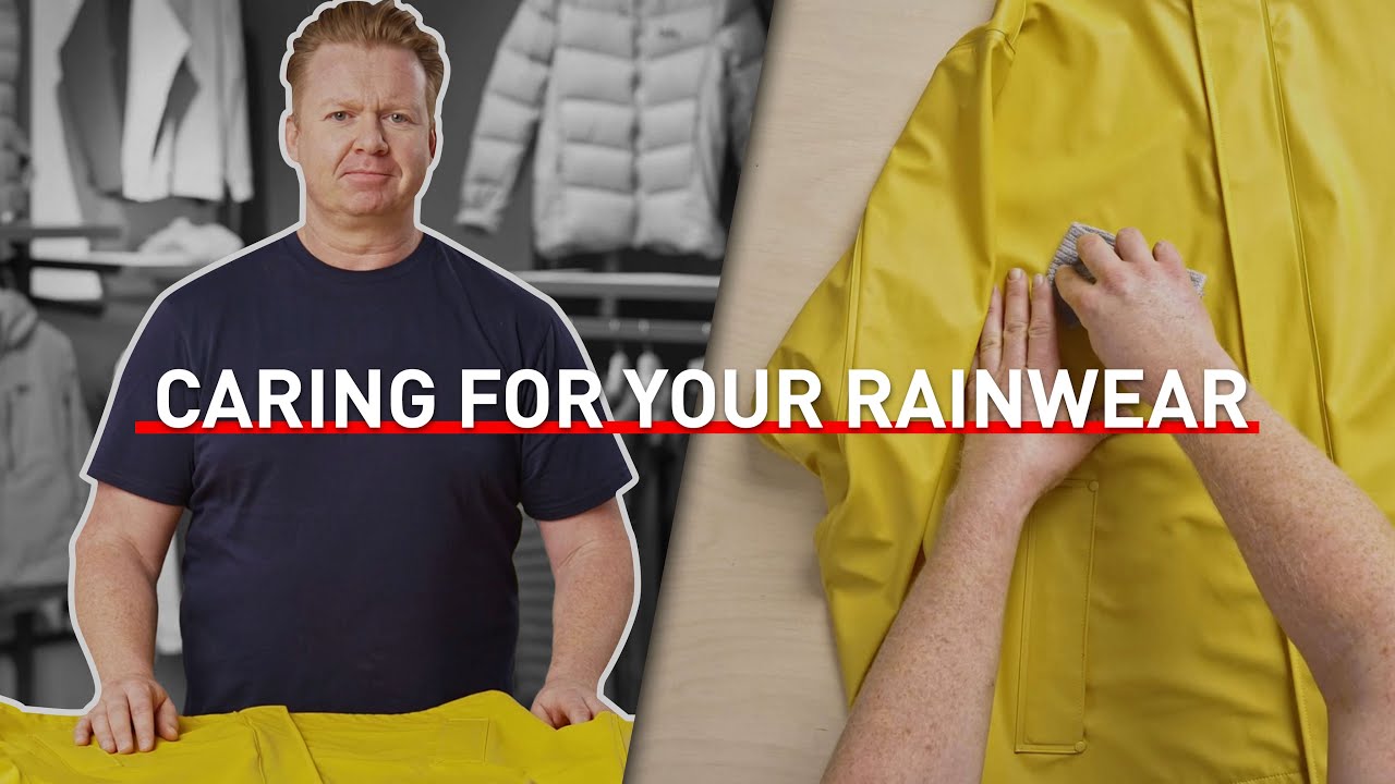 Video: How to wash and dry your rain jacket - product care