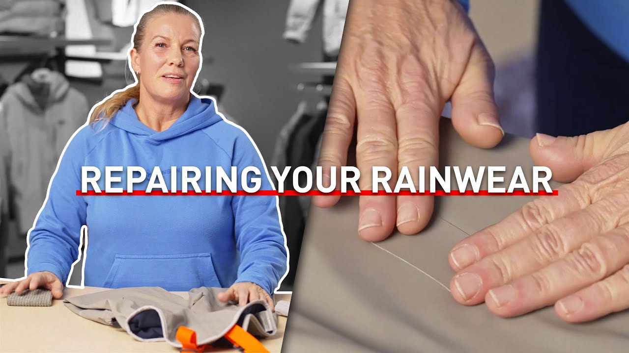Video: How to repair your rain jacket - product care