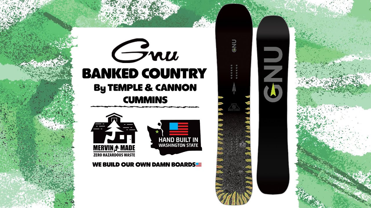 Video: 2023-2024 BANKED COUNTRY | GNU SNOWBOARD