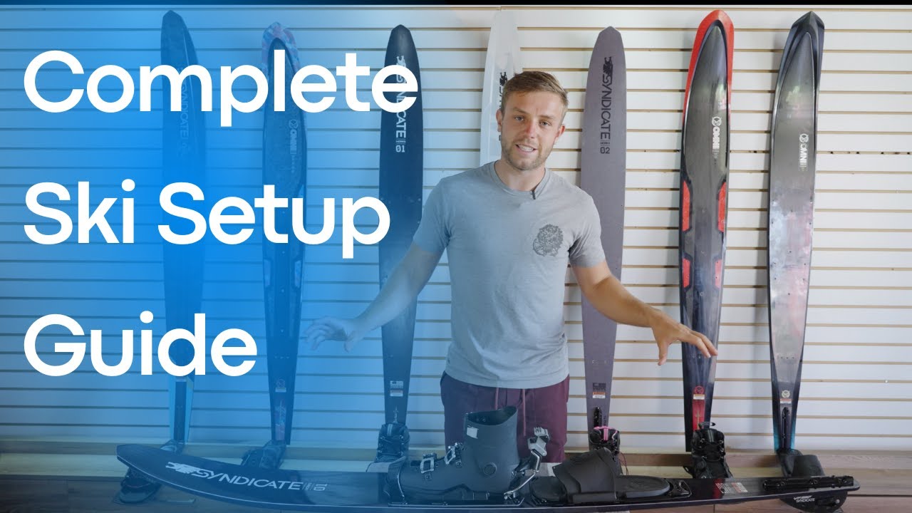 Video: Complete Water Ski Set-Up Guide, Tuning &amp; Care: Boot Mounting &amp; Fin Adjustment for Beginners