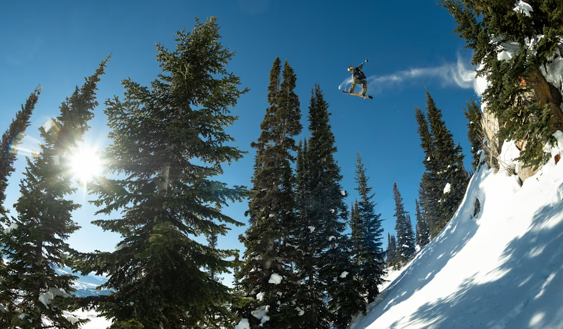 Travis Rice INSANE Drop in the Backcountry 