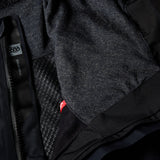 The 686 brand's Gore-Tex Hydra Down Thermagraph jacket is shown in black with a heathered interior.