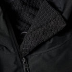 The 686 Gateway Shell Jacket 2025 is black with an insulated hood and quilted detailing.
