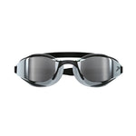 Speedo Fastskin Hyper Elite Mirror Goggle - A pair of mirrored goggles with a sleek, aerodynamic design and a strap that wraps around the head.