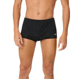 Speedo Men's Poly Mesh Training Drag Suit - A black training suit with a mesh pattern and white logo on the left leg.