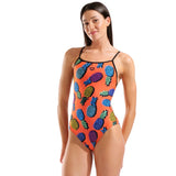 Arena Pineapple Tie Back Suit