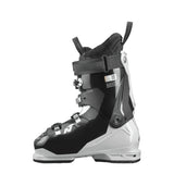 Nordica Women's Sportmachine 3 75 Ski Boots 2026 - Black ski boots with a shiny finish and silver buckles.