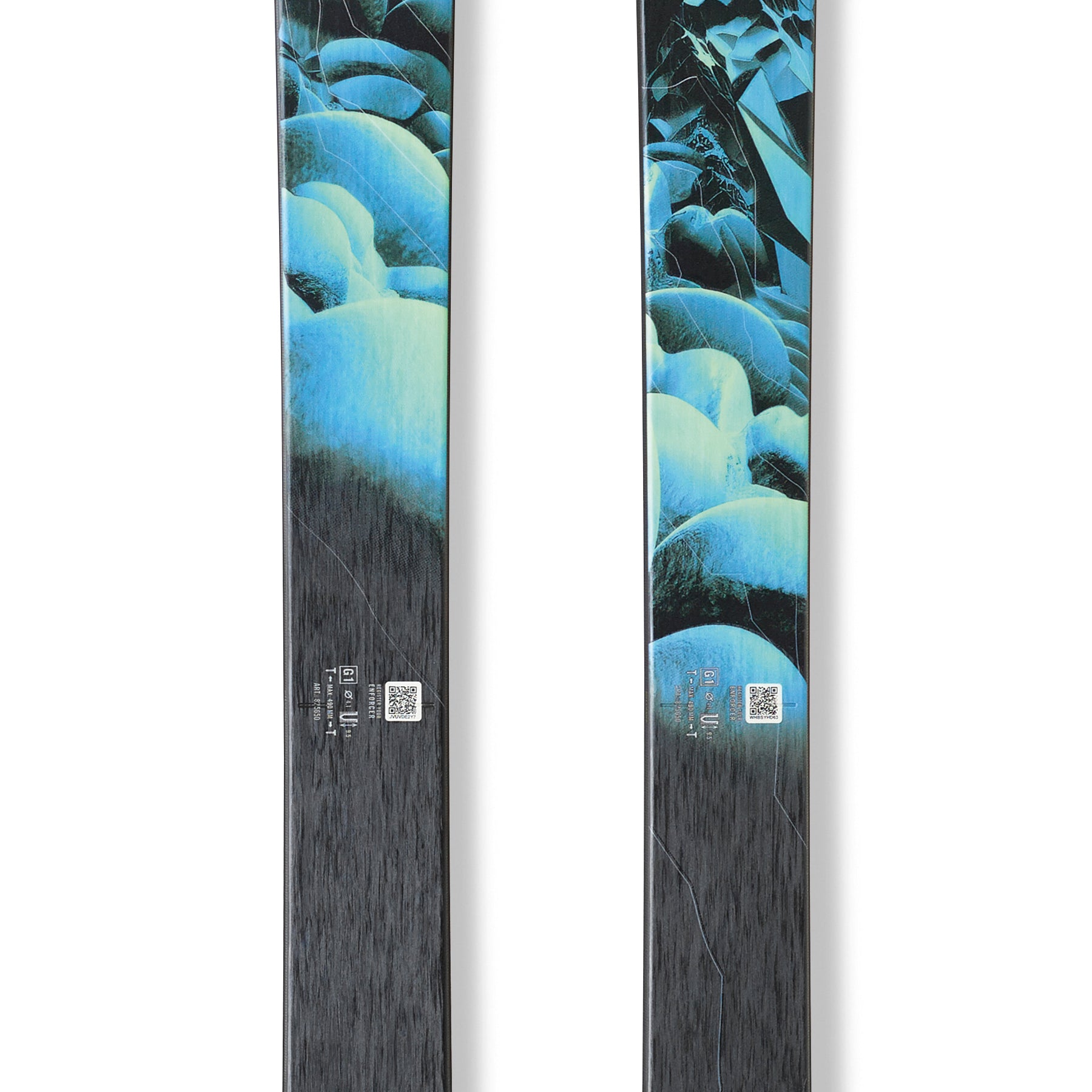 Nordica Enforcer 89 Skis - 2025 model skis with a black base and blue accents.