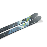 Nordica Enforcer 104 Skis 2026 - A pair of skis with a black base and blue geometric pattern on top.