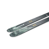 Nordica Enforcer 94 Skis 2026 - A pair of dark gray skis with a subtle wood grain pattern and white lettering.