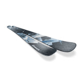 Nordica Enforcer 89 Skis 2026 - A pair of skis with a black base and white geometric shapes on top.