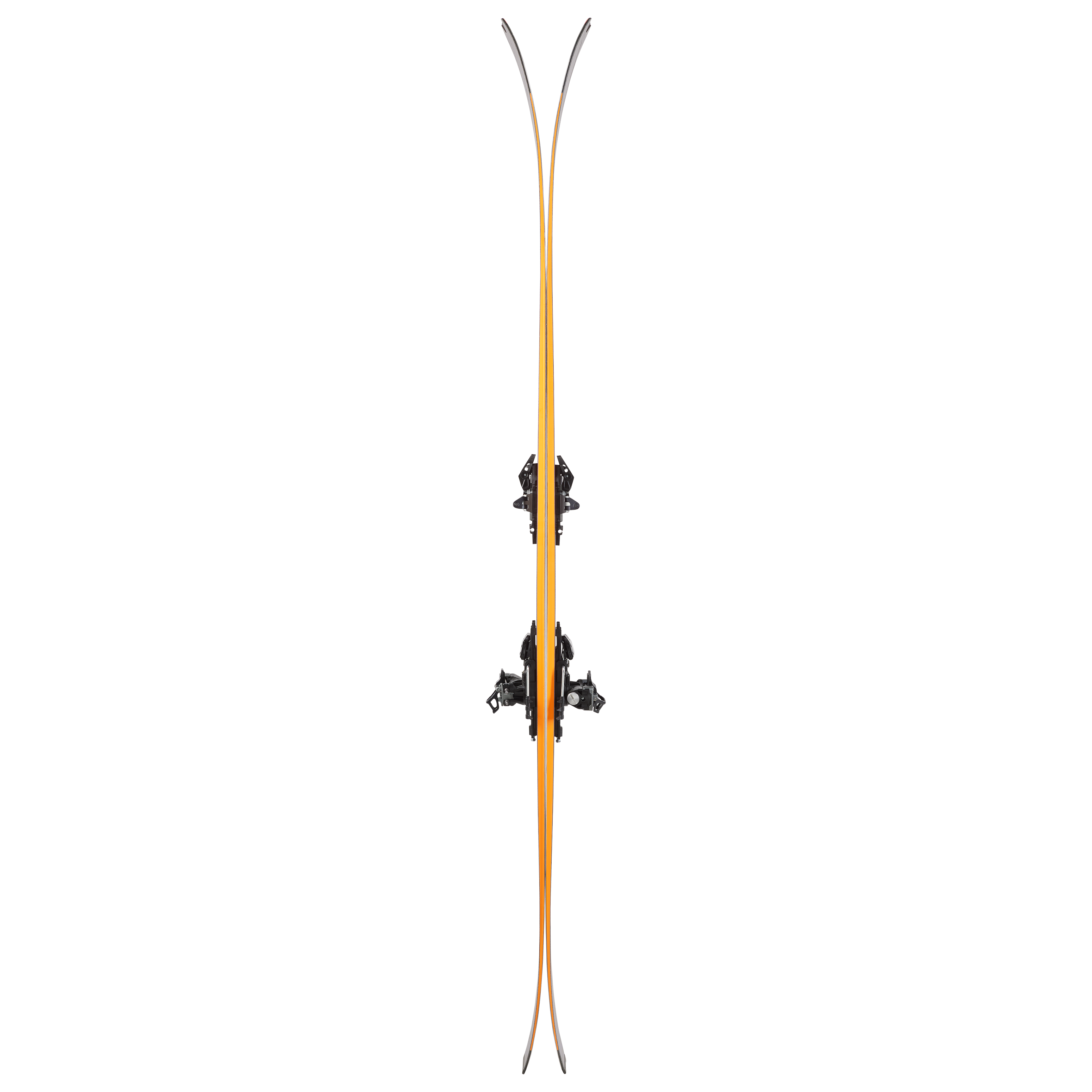 Dynafit - Tigard 107 Flat Ski 2025 with a black and orange color scheme.