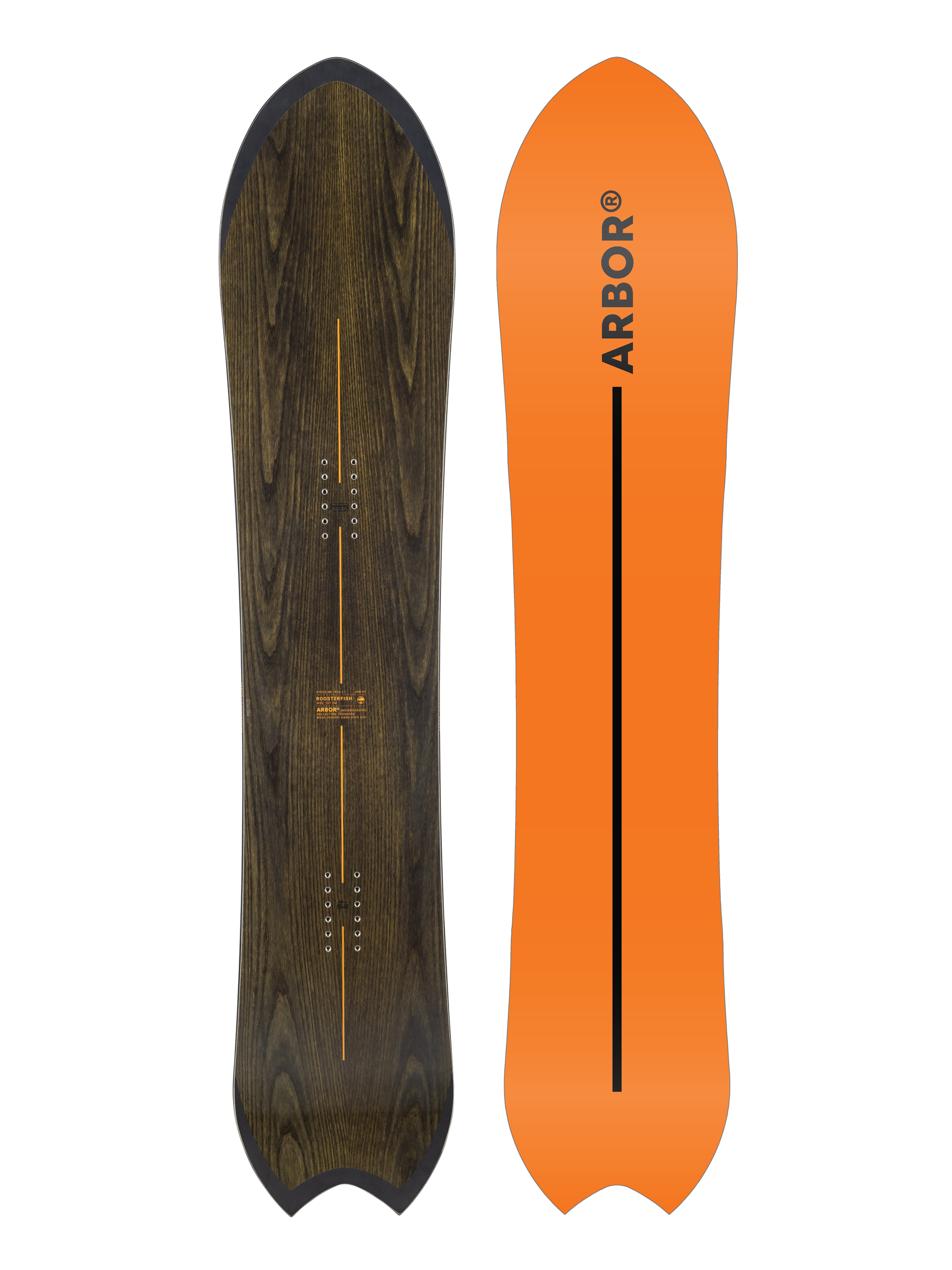 tf's shop ARBOR スノーボード 太陽と山のデザイン Arbor Roosterfish Snowboard 2027 | Ski Pro – Ski Pro AZ