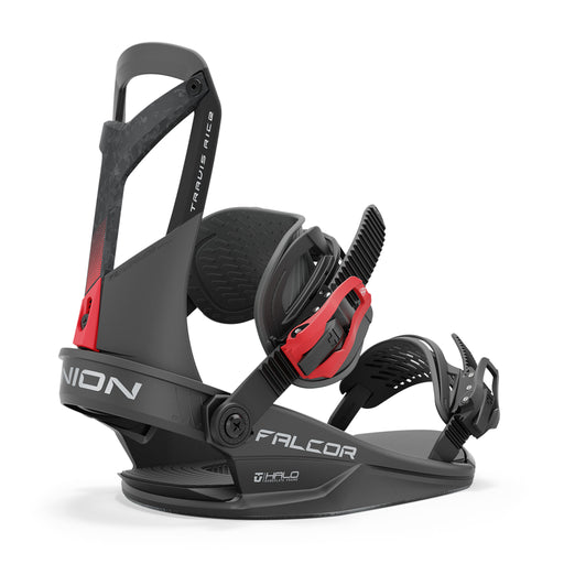 Union Falcor Snowboard Binding 2025 - red/black angle 1