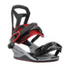 Union Falcor Snowboard Binding 2025 - silver/red/black angle 3